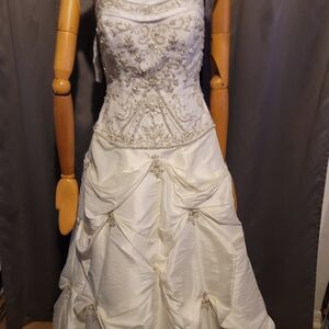 Alfred Angelo Ivory Satin Dress